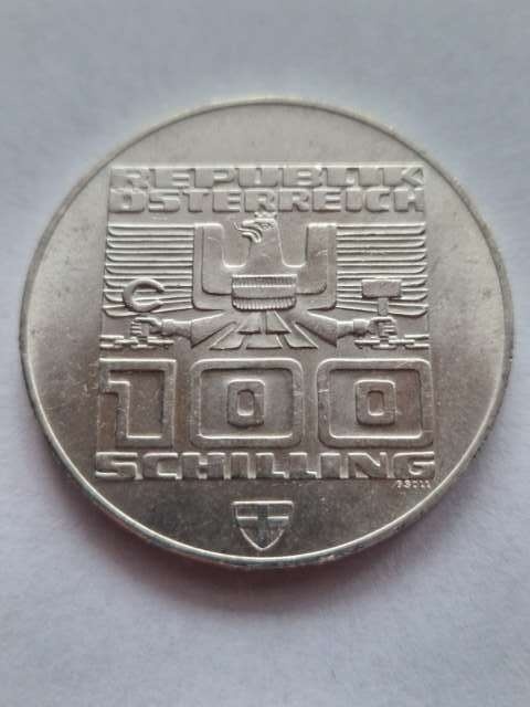 Austria 100 Schilling Innsbruck 1976 r