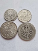 Niemcy 1 i 1/2 marki 4 szt