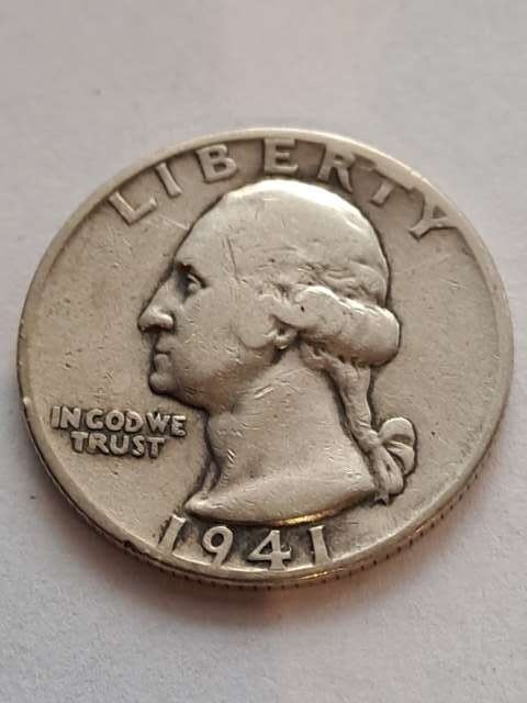 USA 1/4 Dollara Waszyngton 1941 r