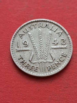 Australia 3 pensy 1943 r