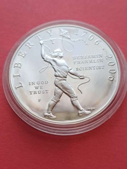 USA Dollar Benjamin Franklin 1706 - 2006 r