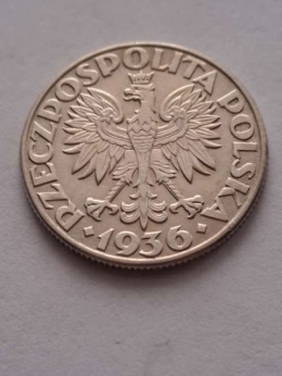 2 zł Żaglowiec 1936 r