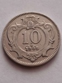 Austria 10 haler Franciszek Józef 1908 r