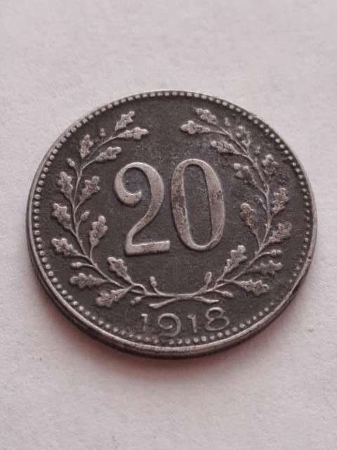 Austria 20 haler Franciszek Józef 1893 r