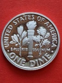 USA 10 Centów Roosevelt 2007 r S proof