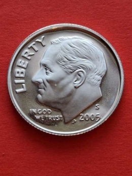 USA 10 Centów Roosevelt 2005 r S proof