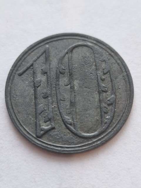 WMG 10 Fenigów Duże Cyfry 1920 rzadkie