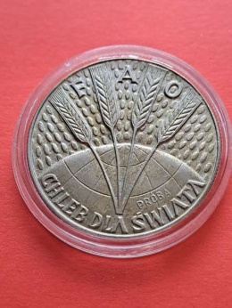 10 zł FAO Chleb dla Świata 1971 r próba