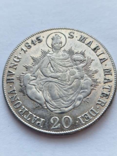 Austria 20 Krajcarow Ferdynand I 1843 r