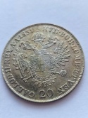 Austria 20 Krajcarow Franciszek II 1831 r