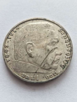 Niemcy 2 Marki Hindenburg 1939 r F