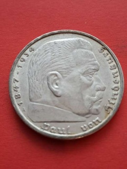 Niemcy 5 Marek Hindenburg 1936 r A