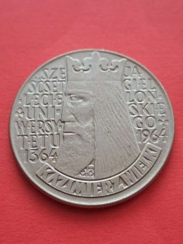 10 zł Kazimierz Wielki wklęsły 1964 r
