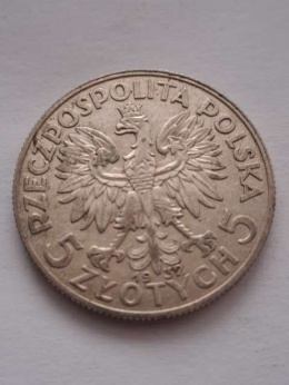 5 zł Głowa Kobiety 1932 r