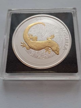 Anguilla 1 dolar Jaszczurka 2021 r