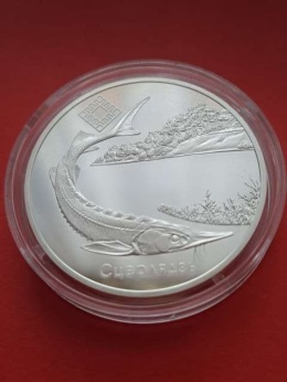 Białoruś 20 Rubli Jesiotr 2007 r