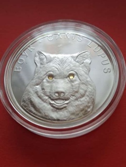 Białoruś 20 Rubli Wilk 2007 r