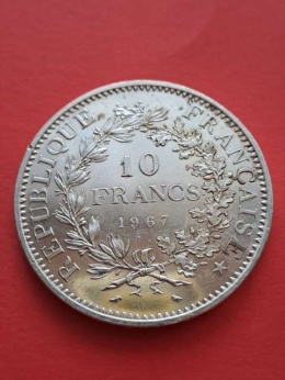 Francja 10 Franków Herkules 1967 r
