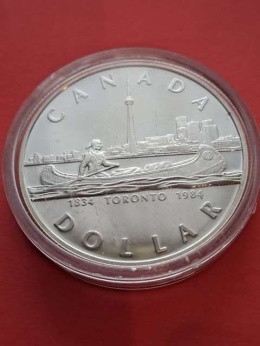 Kanada 1 Dolar 150 lecie Toronto 1984 r