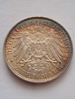 Niemcy 2 Marki Mundur 1913 r