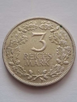 Niemcy 3 Marki Rheilande 1925 r