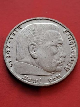 Niemcy 5 Marek Hindenburg 1937 r J