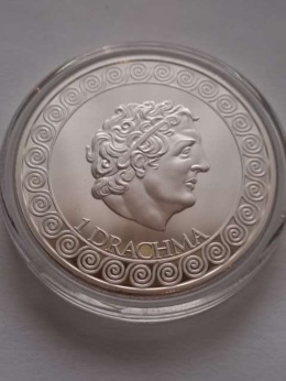 Numizmat 1 Drachma Kolos Rodyjski