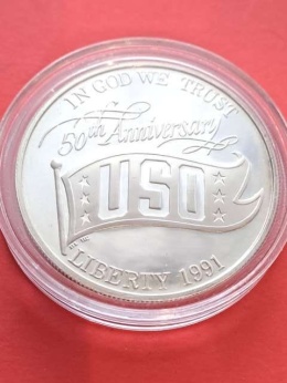 USA Dollar 50 lecie USO 1991 r