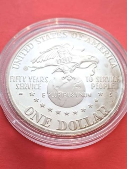 USA Dollar 50 lecie USO 1991 r
