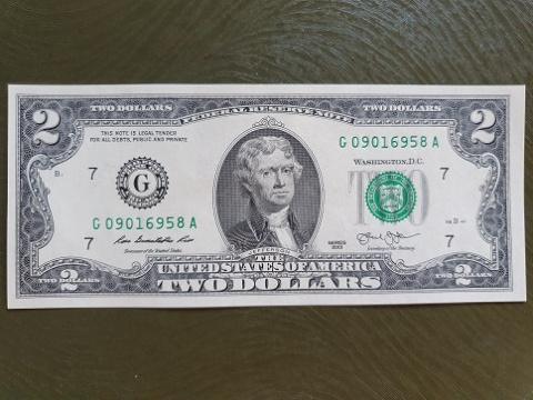 USA 2 Dollars Jefferson 2013 r