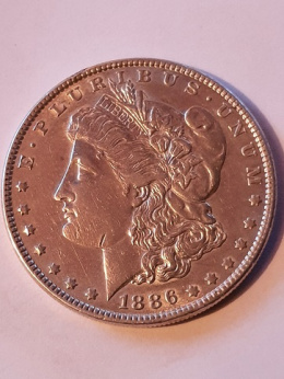 USA Dollar Morgan 1886 r