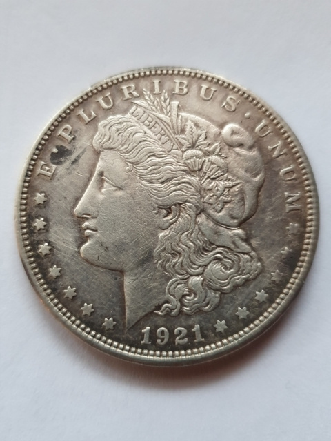 USA Dollar Morgan 1921 r D