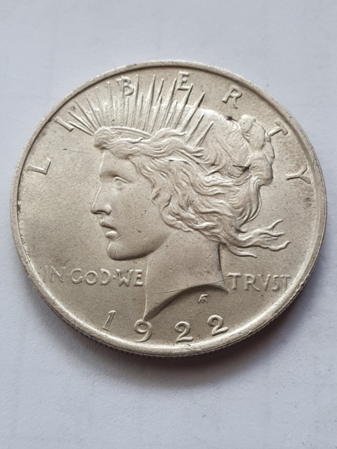 USA Dollar Peace 1922 r D