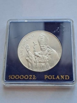10 000 zł Jan Paweł II 1987 r