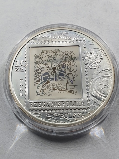 10 zł 450 Lat Poczty Polskiej 2008 r