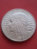 10 zł Głowa Kobiety 1932 r bez znaku