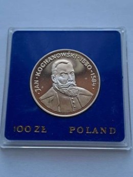 100 zł Jan Kochanowski 1980 r