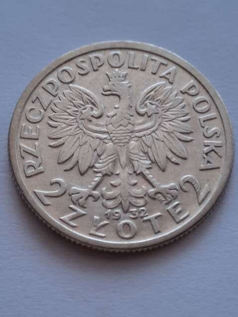 2 zł Głowa Kobiety 1932 r
