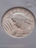 2 zł Żniwiarka 1925 r kropka