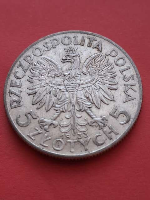 5 zł Głowa Kobiety 1932 r