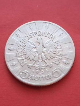 5 zł Józef Piłsudski 1934 r