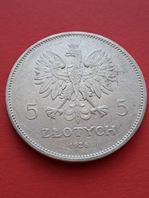 5 zł Nike 1928 rok bez znaku