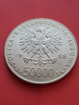 50 tys Józef Piłsudski 1988 r