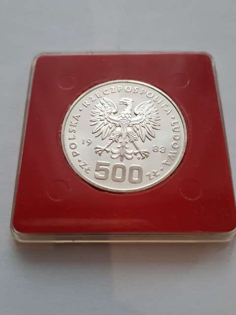 500 zł Igrzyska Los Angeles 1983 r próba