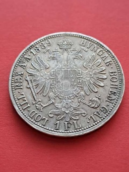 Austria 1 Floren Franciszek Józef I 1889 r