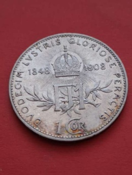 Austria 1 Korona Franciszek Józef I 1848-1908 r