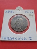 Austria 20 Krajcarow Ferdynand I 1848 r