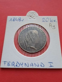Austria 20 Krajcarow Ferdynand I 1848 r
