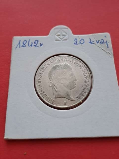 Austria 20 Krajcarow Ferdynand I 1842 r