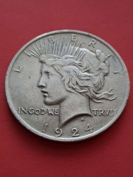 USA Dollar Peace 1924 r